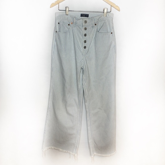 Abercrombie Pinstripe Jeans - Picture 2 of 4